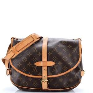 Louis Vuitton Saumur Handbag Canvas 30 #234894L10B